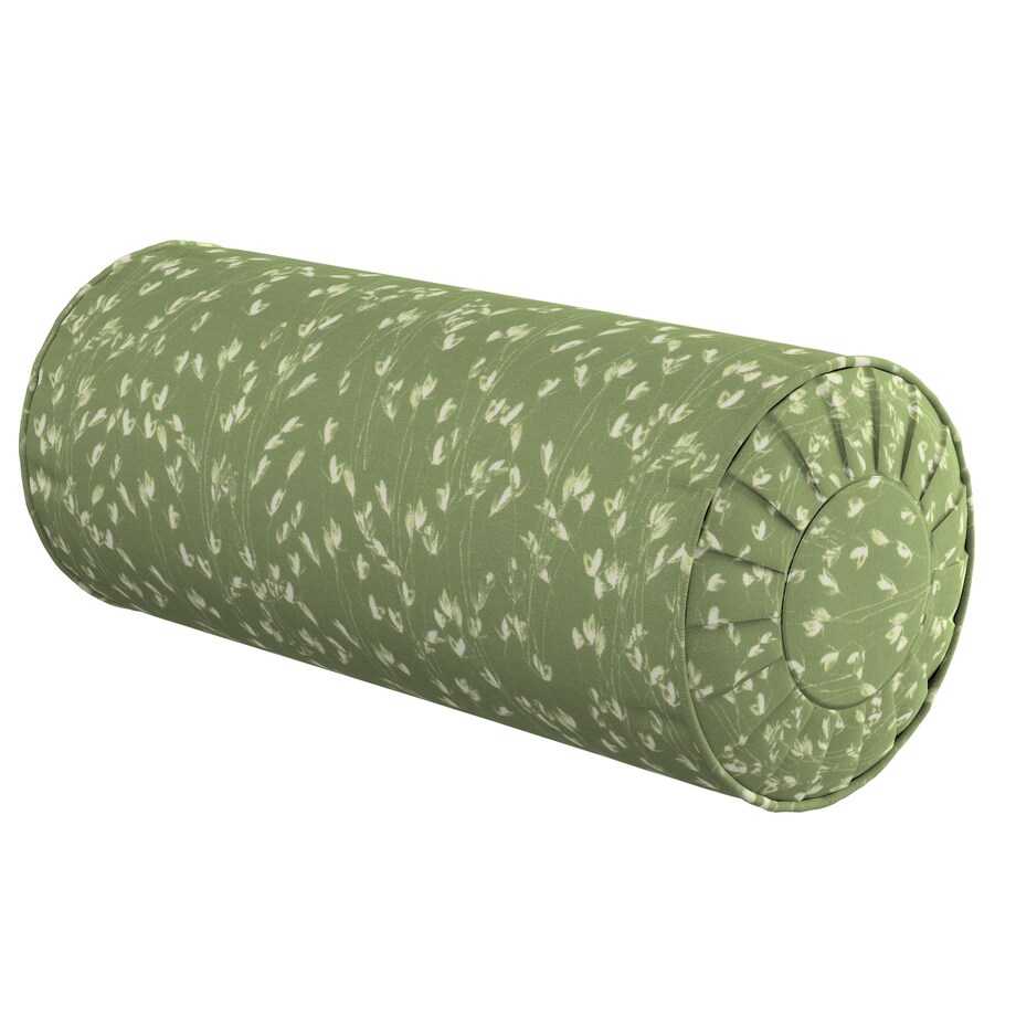 Poduszka wałek z zakładkami, zielony, Ø20 x 50 cm, Gardenia
