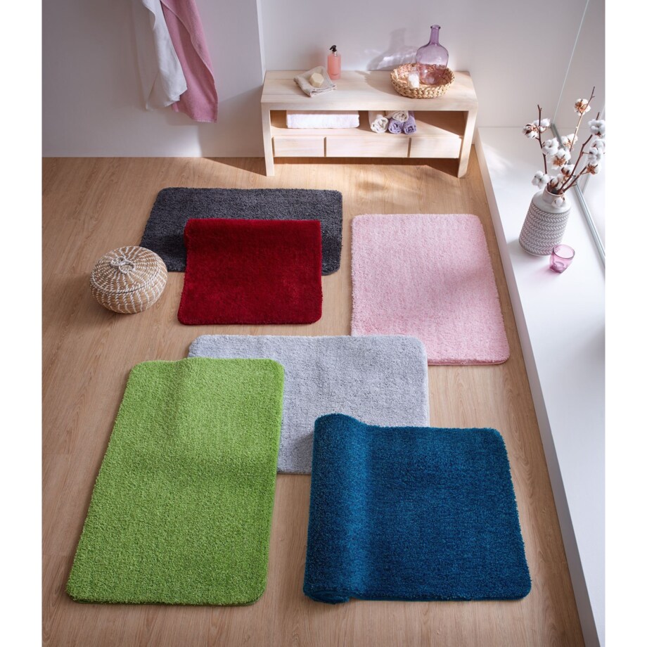 Kleine Wolke Seattle Dywanik łazienkowy zielony 55x 65 cm