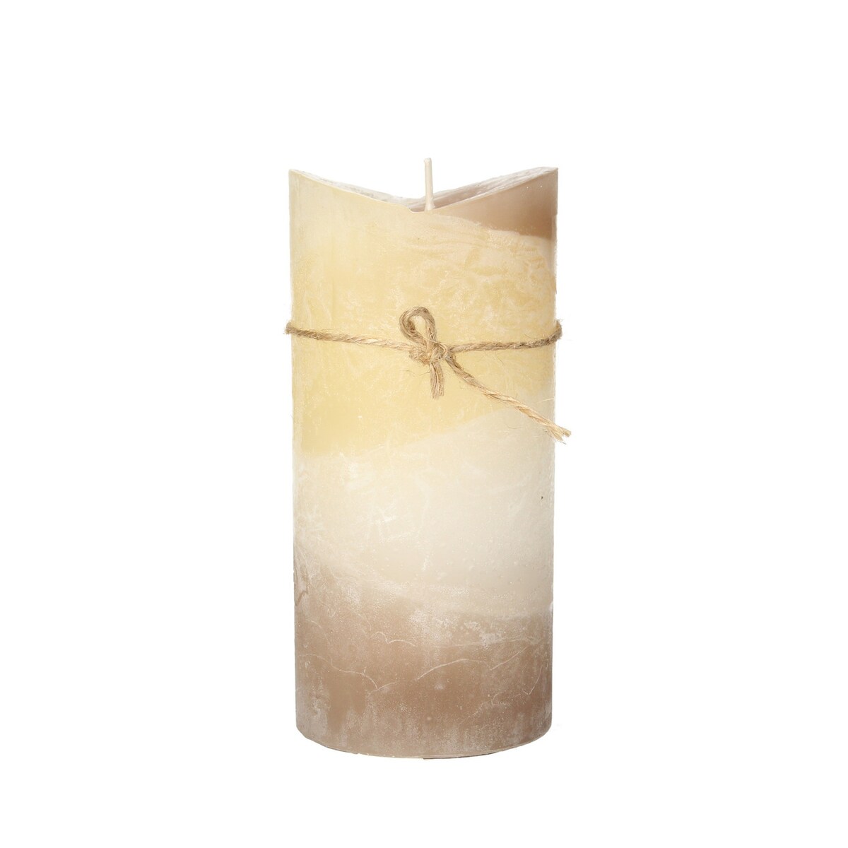 Świeca Dorotea 15cm cappuccino, 7 x 15 cm