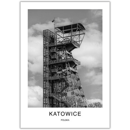 plakat katowice 3 21x30 cm