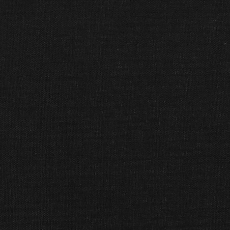 vidaXL Zagłówek uszak, czarny, 203x23x118/128 cm, tkanina