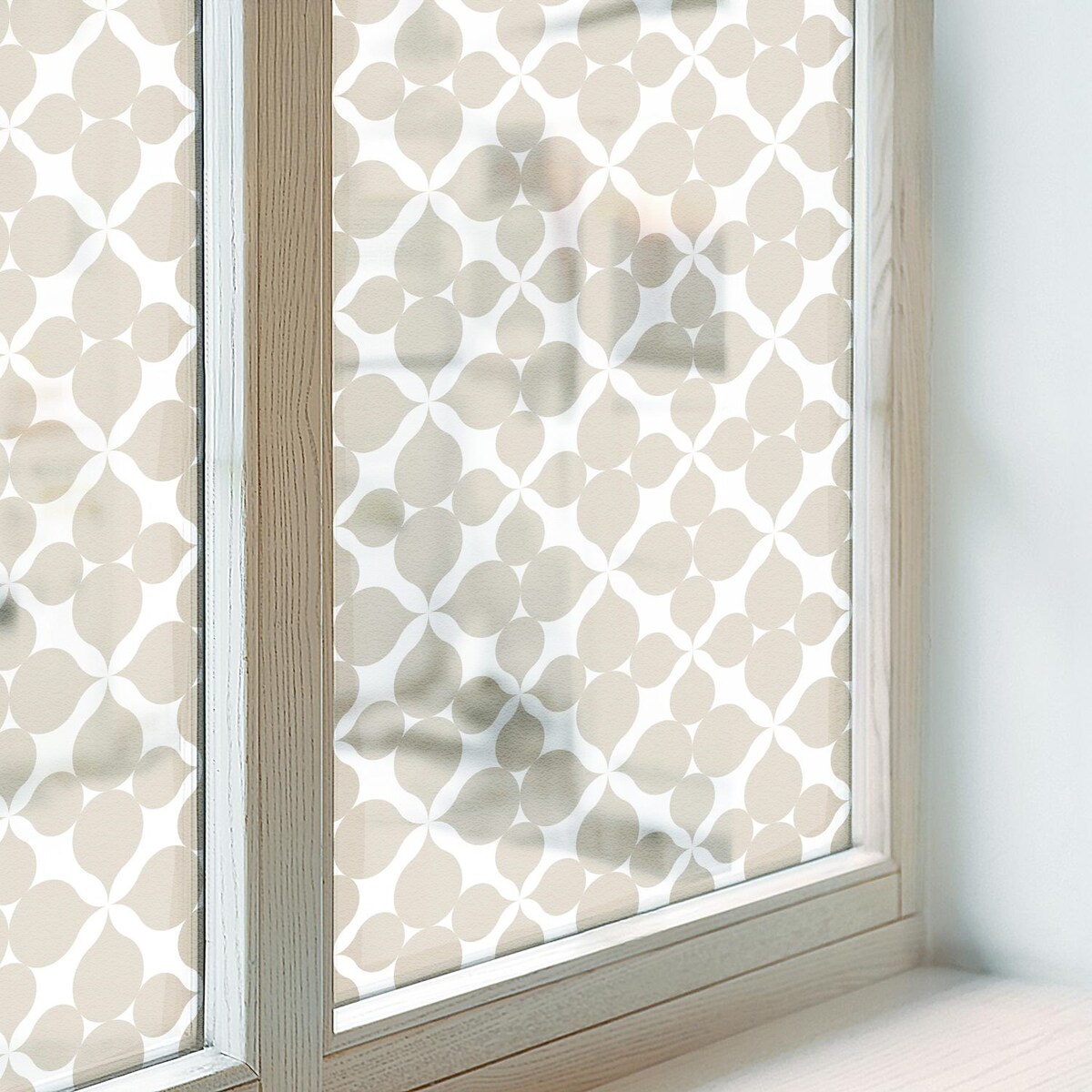 Naklejka okienna chroniąca prywatność - Abstrakcyjna harmonia geometria nowoczesna - 200x146 cm