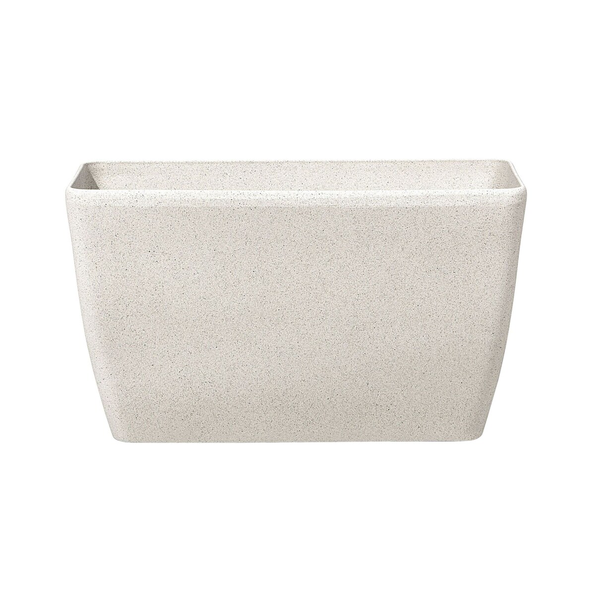 Zestaw 2 doniczek BARIS Kamień 74 cm Beżowy