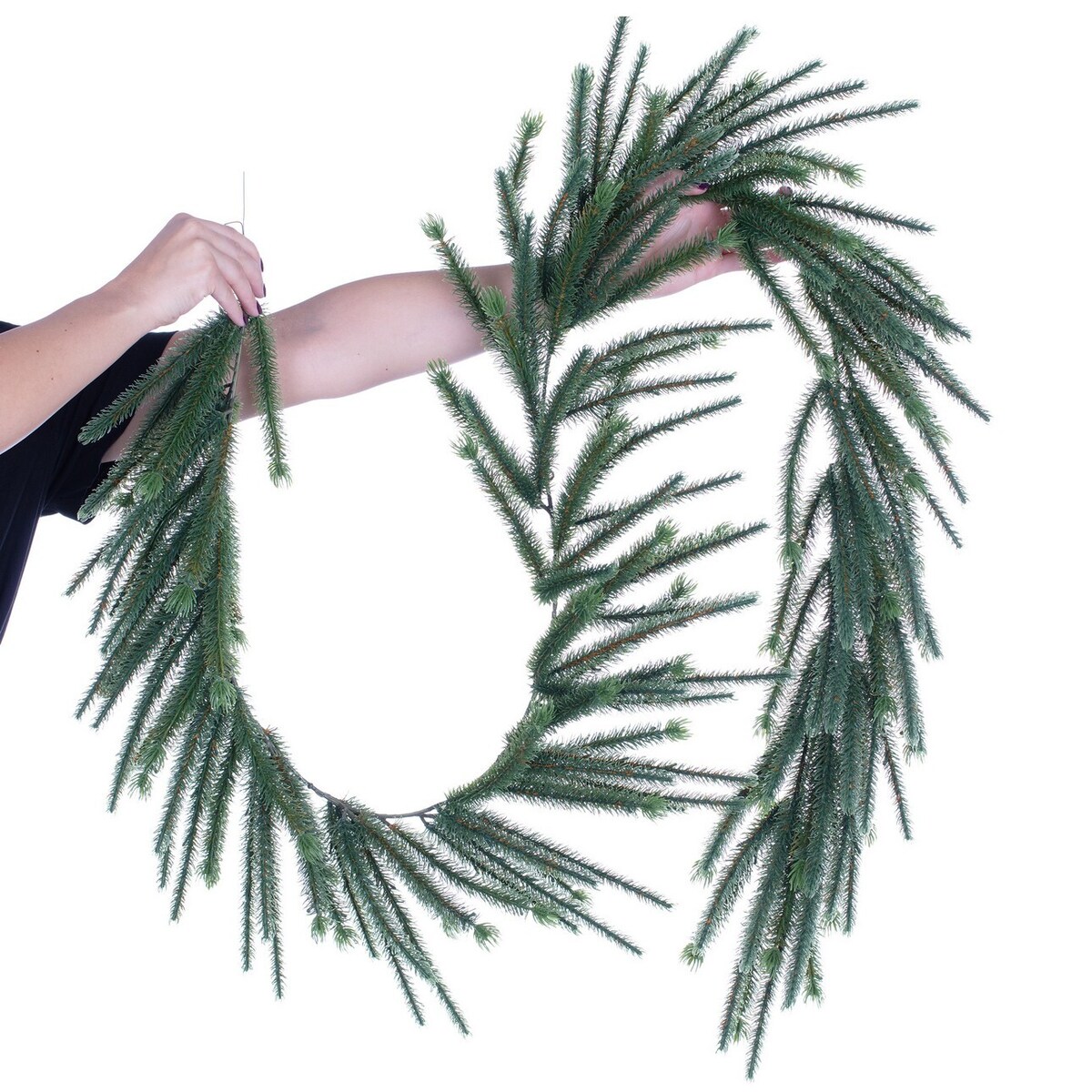 Girlanda Pine Tree 18x15x200cm boże narodzenie, święta, świąteczne, zielony, 18 x 15 x 200 cm