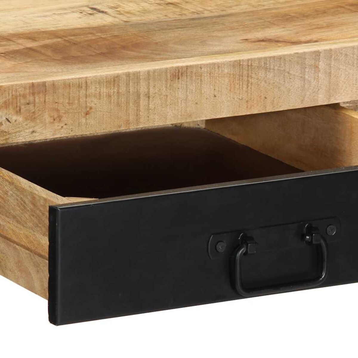 vidaXL Biurko 100x50x75 cm lite drewno surowe mango