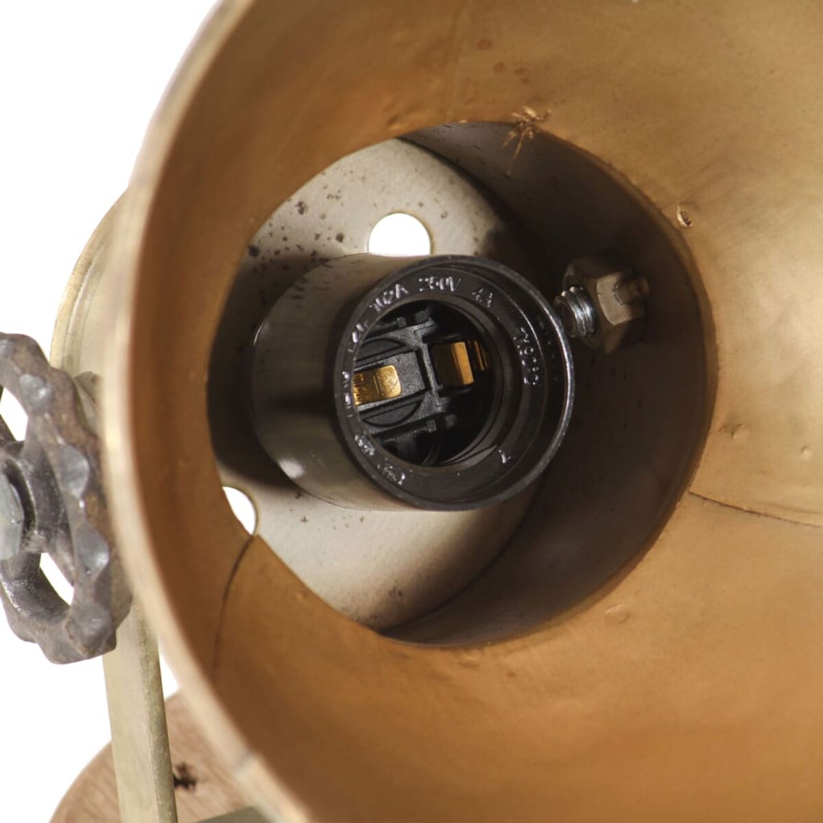 vidaXL Industrialne lampy ścienne/sufitowe 2 szt. mosiądz 20x25 cm E27