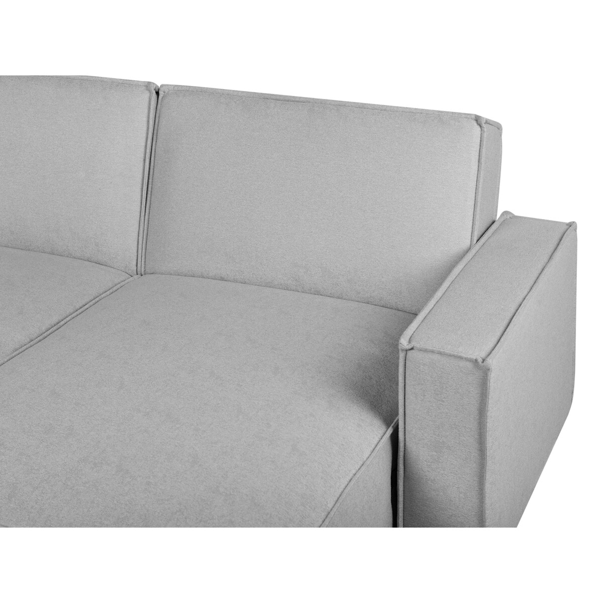 Narożnik lewostronny rozkładany jasnoszary ROMEDAL