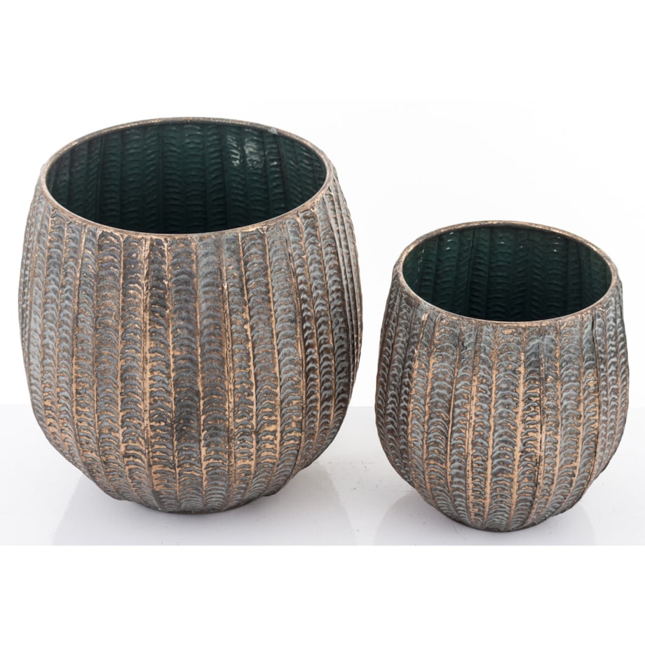 Osłonka 2 szt. metalowa, 36x31x31 cm IVETA