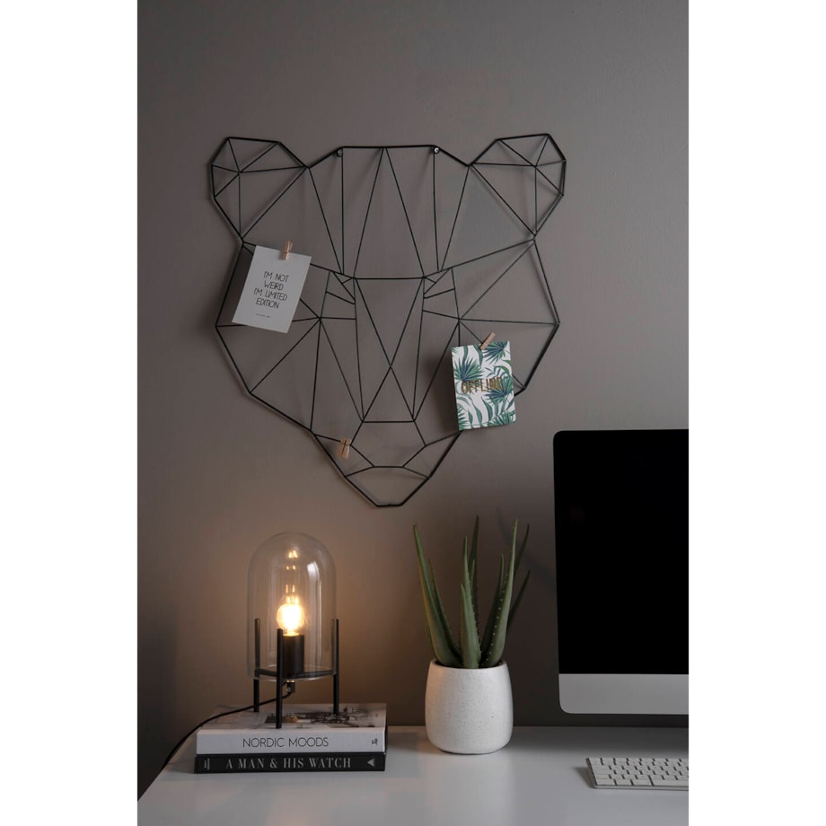 Lampa stołowa szklany klosz BELL, Ø 16 cm