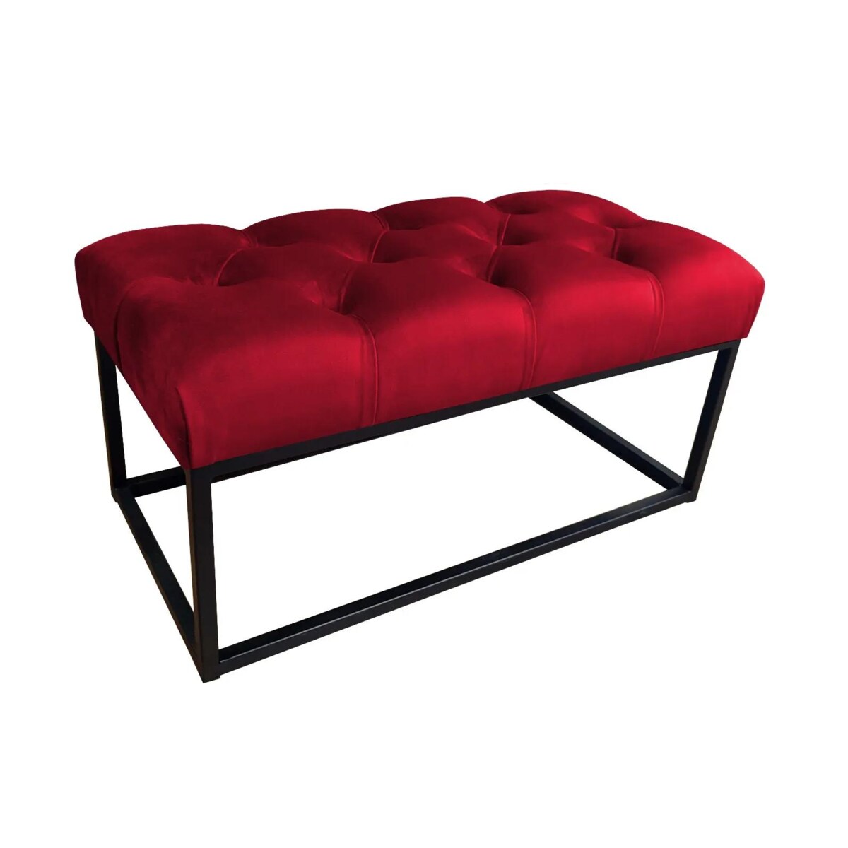 Ławka CHARLIE MG VELVET bordowa