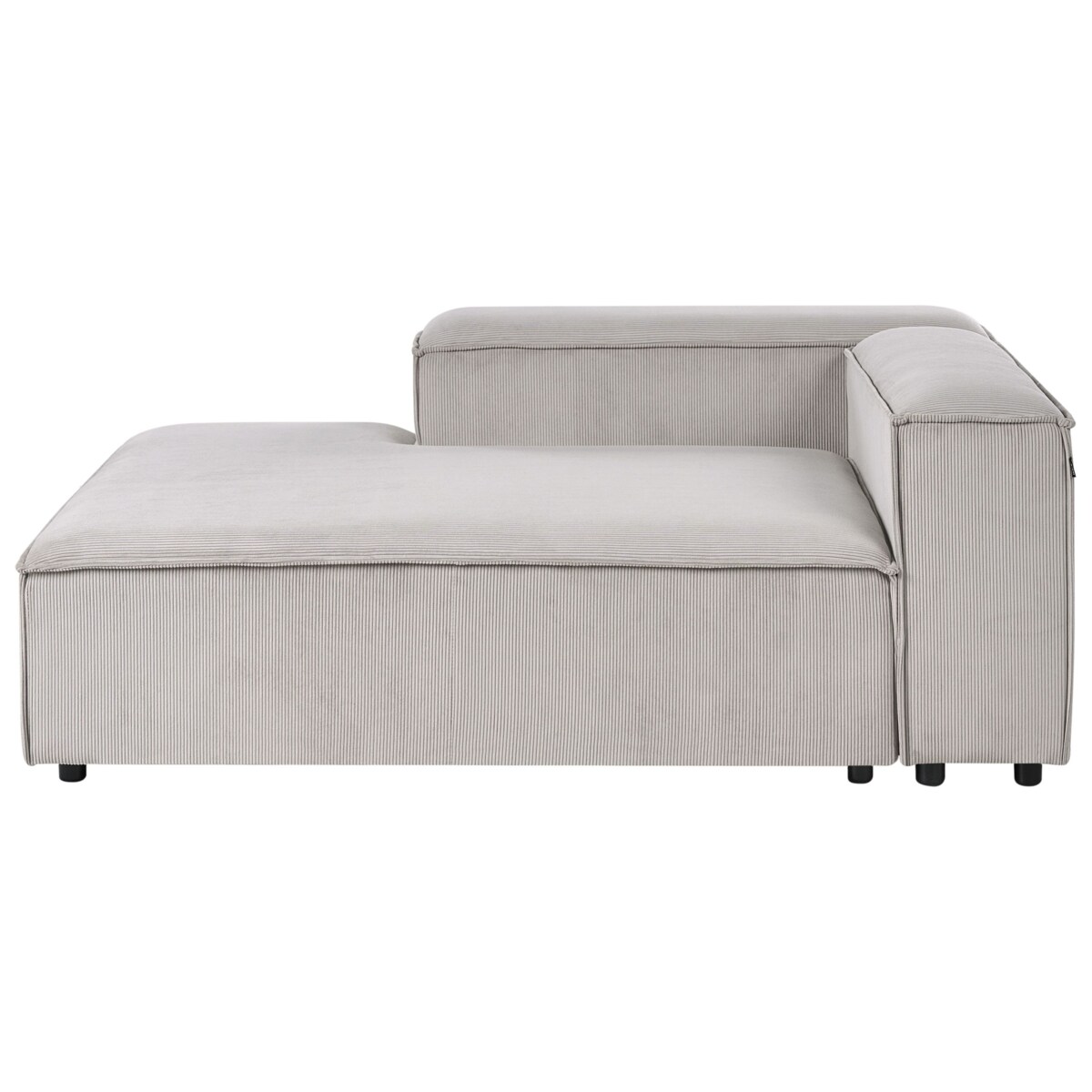 Narożnik modułowy dla 4 osób ARDAL Sztruks Beżowoszary Prawostronny