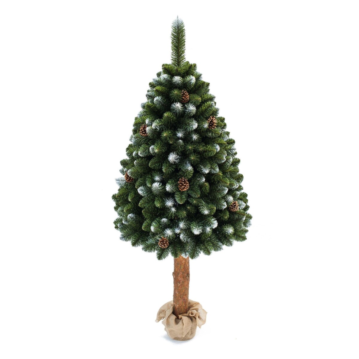 Choinka sztuczna Sosna ośnieżona na pniu