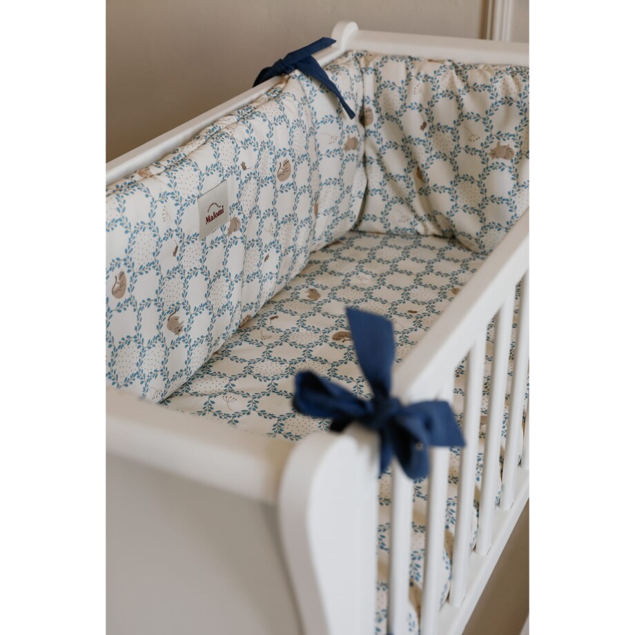 Ochraniacz do łóżeczka Blue Cottage - M
