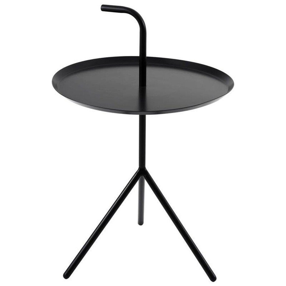 Okrągły stolik kawowy GRACE MH001-CT-B Moos metalowy czarny, Step Into Design