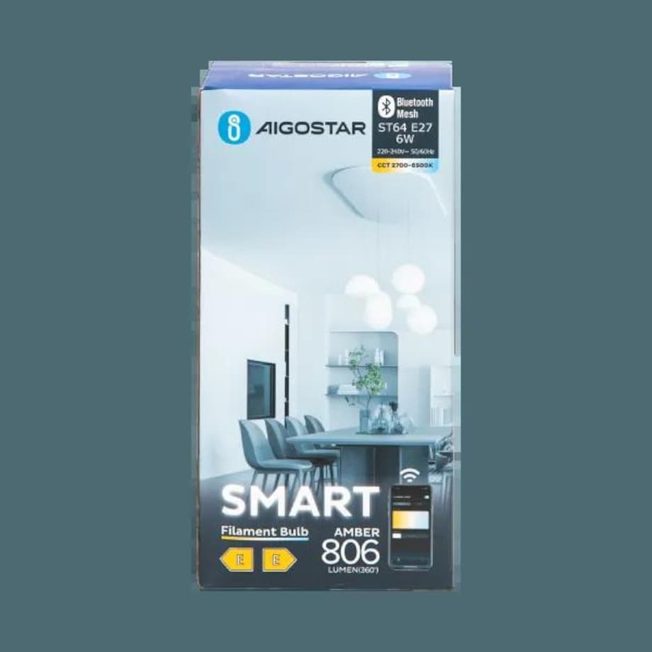 inteligentna żarówka bluetooth mesh st64 6w cct