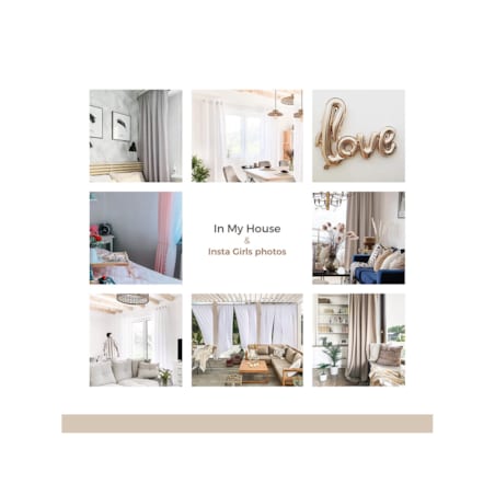 Półzaciemniająca Zasłona Ecru 140 x 260 na Przelotkach Kółka Subtelna