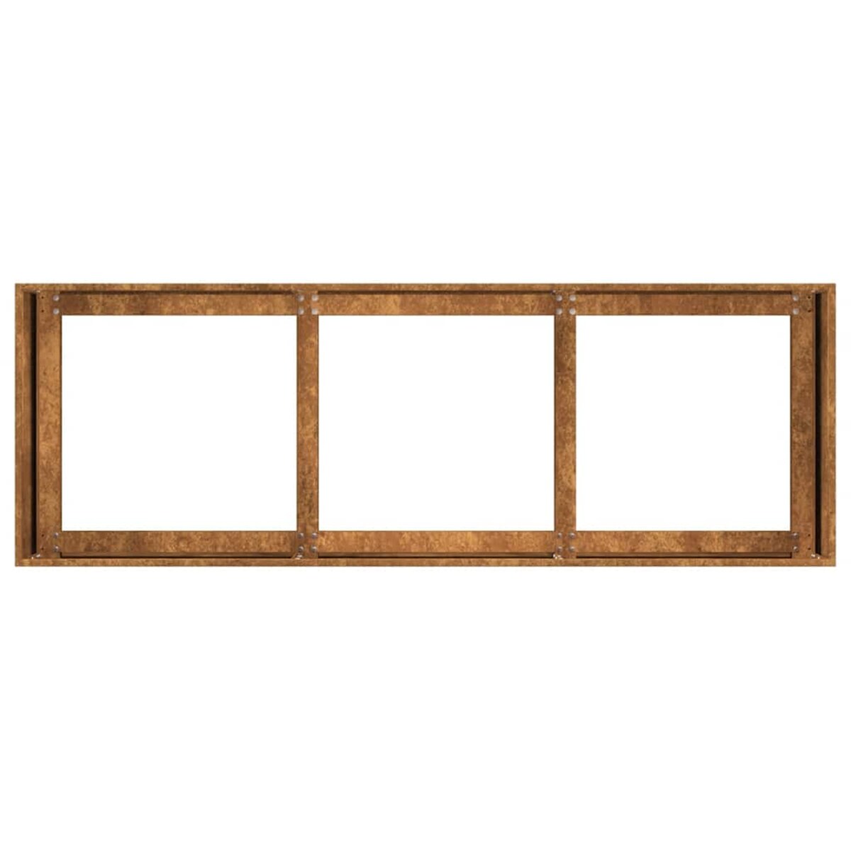 vidaXL Doniczka Rusty 120x40x40 cm Stal nierdzewna