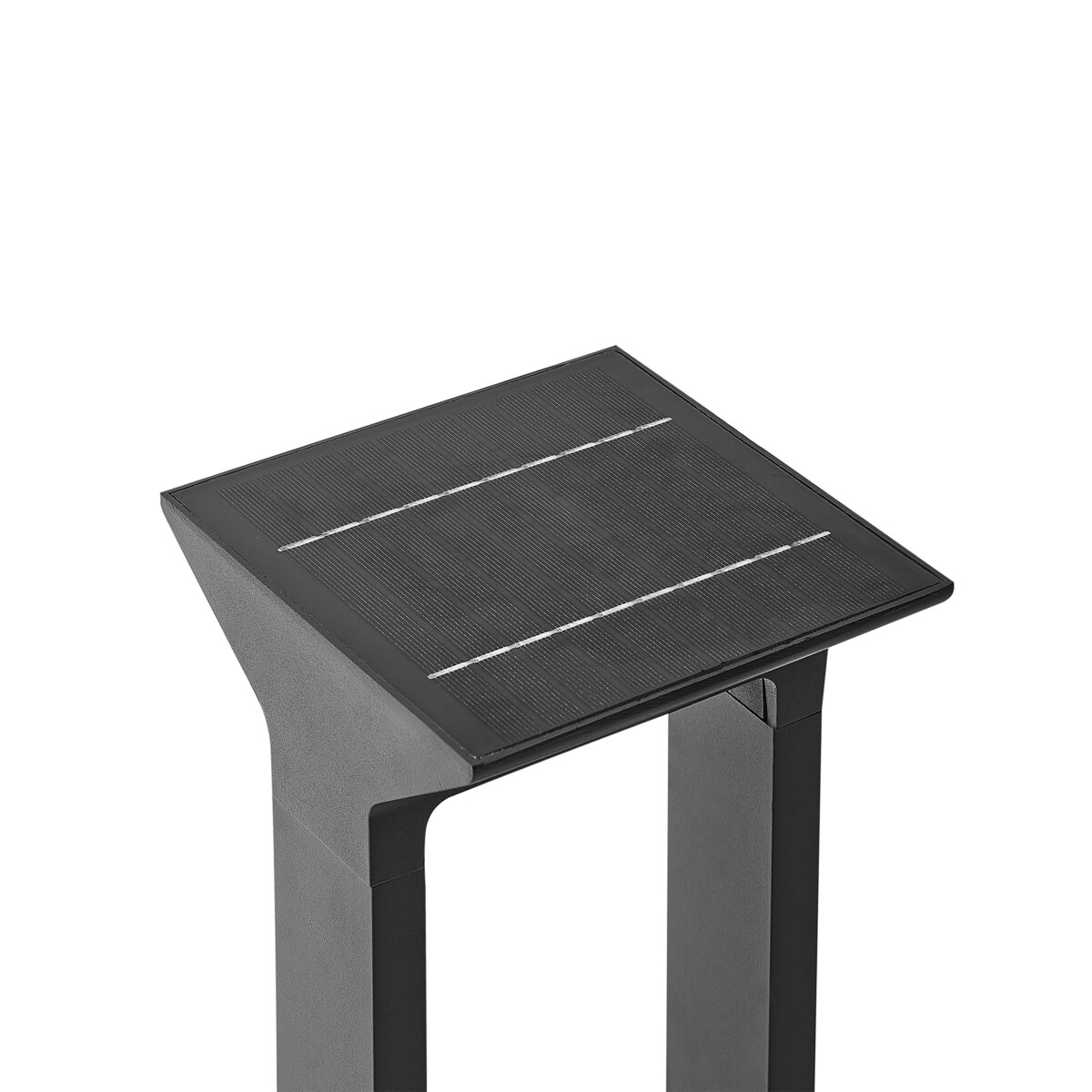 Lampa ogrodowa słupek solarna LED MALDEN Z czujnikiem ruchu Czarny