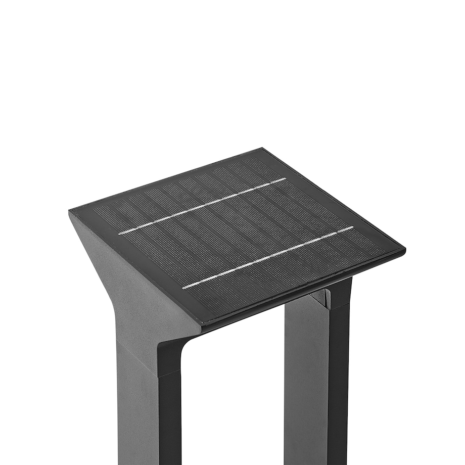 Lampa ogrodowa słupek solarna LED MALDEN Z czujnikiem ruchu Czarny
