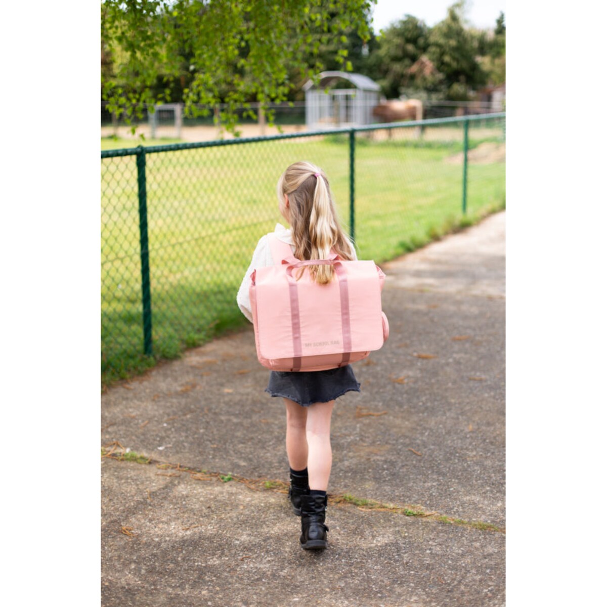 Childhome Tornister My School Bag Różowy