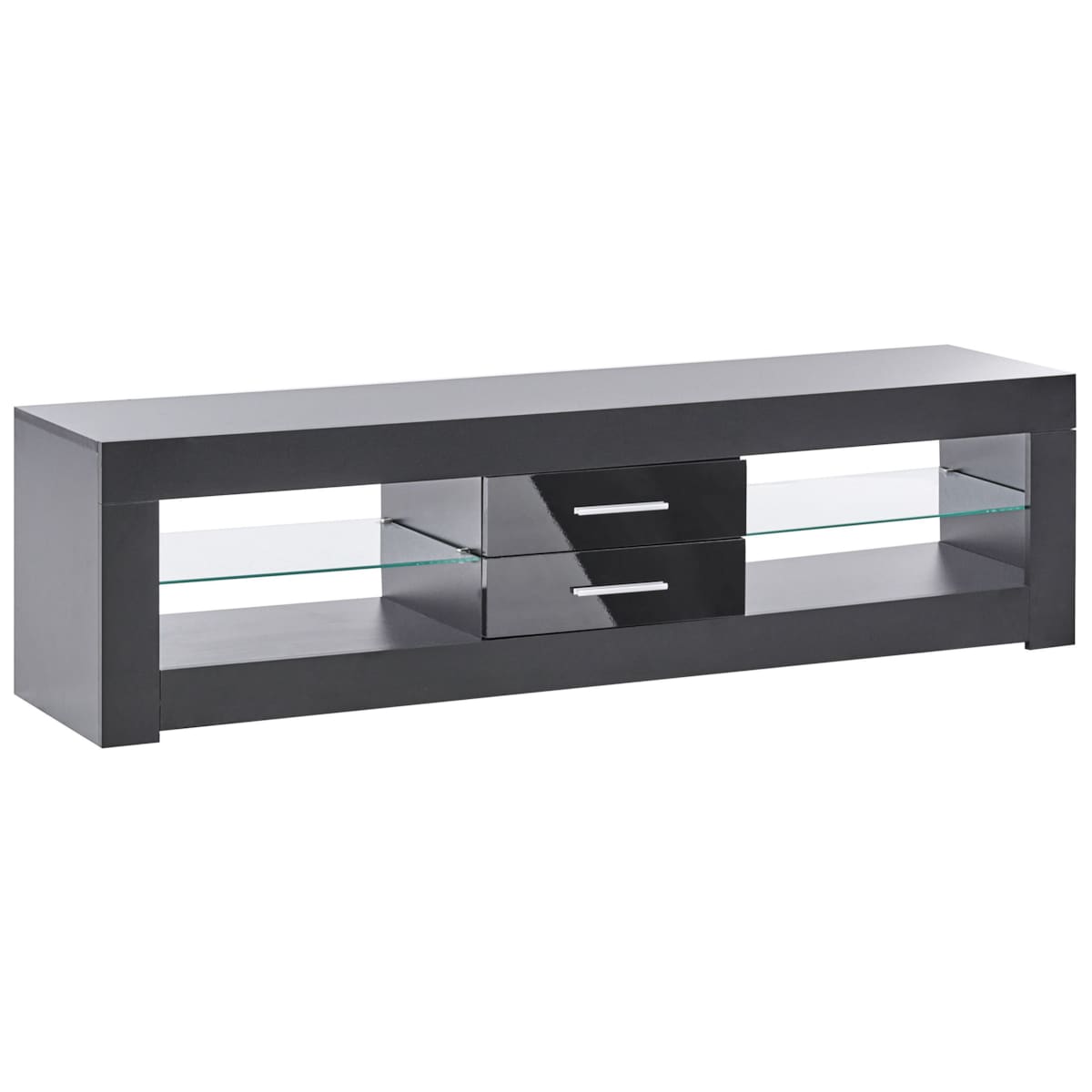 Szafka RTV LED ESQUIMALT Czarny