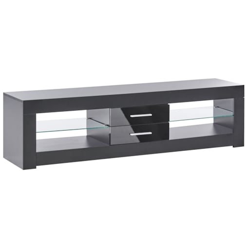 Szafka RTV LED ESQUIMALT Czarny