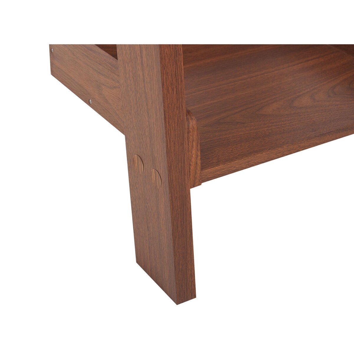 Regał drabina 5 półek ciemne drewno MOBILE DUO