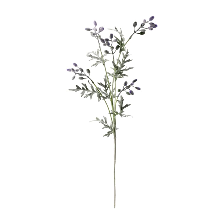 Roślina Sztuczna Gałązka Z Pączkami Z Flokowanej Jakości Wysokość 75 Cm