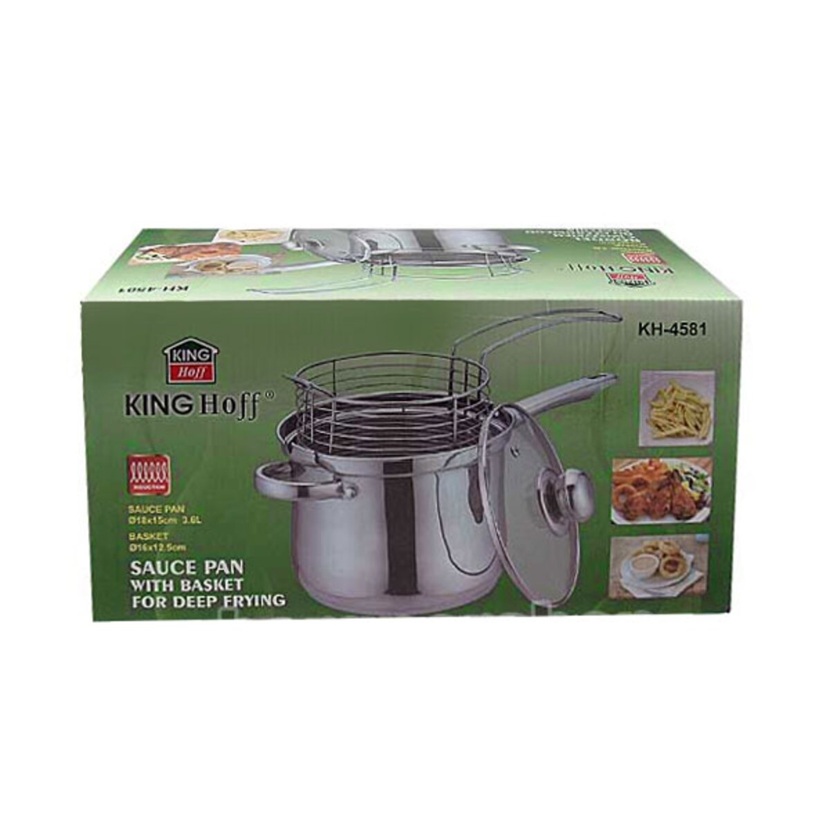 Rondel + Sito Do Smażenia W Głębokim Tłuszczu Kinghoff Kh-4581