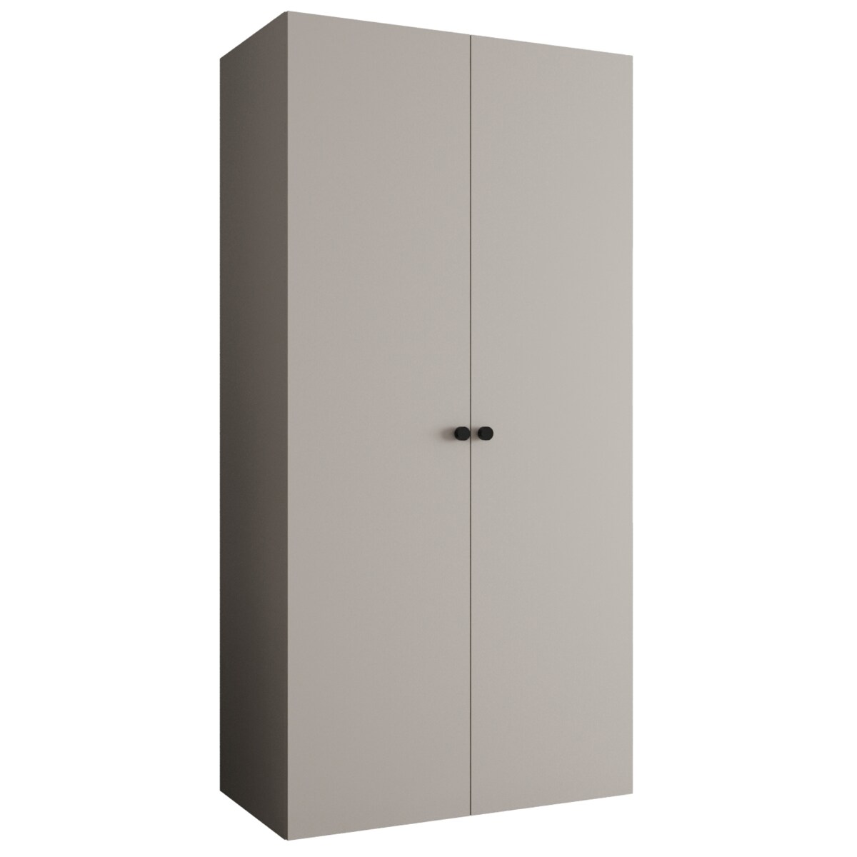Szafa uchylna otwierana PARMA 1 100 wys. 202 cm Kaszmir + u. Czarny