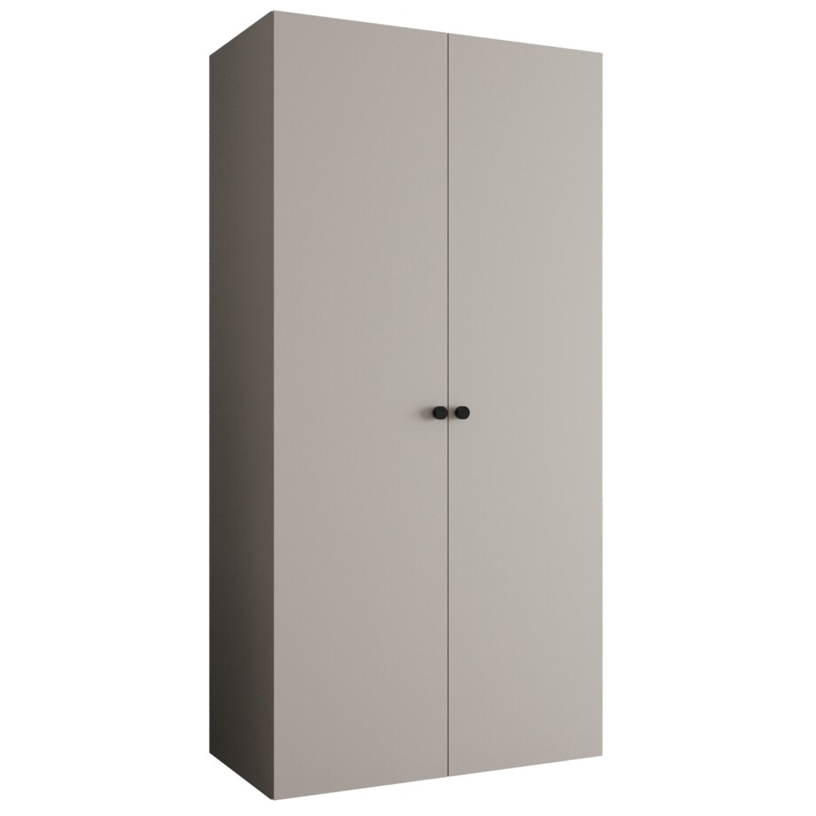 Szafa uchylna otwierana PARMA 1 100 wys. 202 cm Kaszmir + u. Czarny