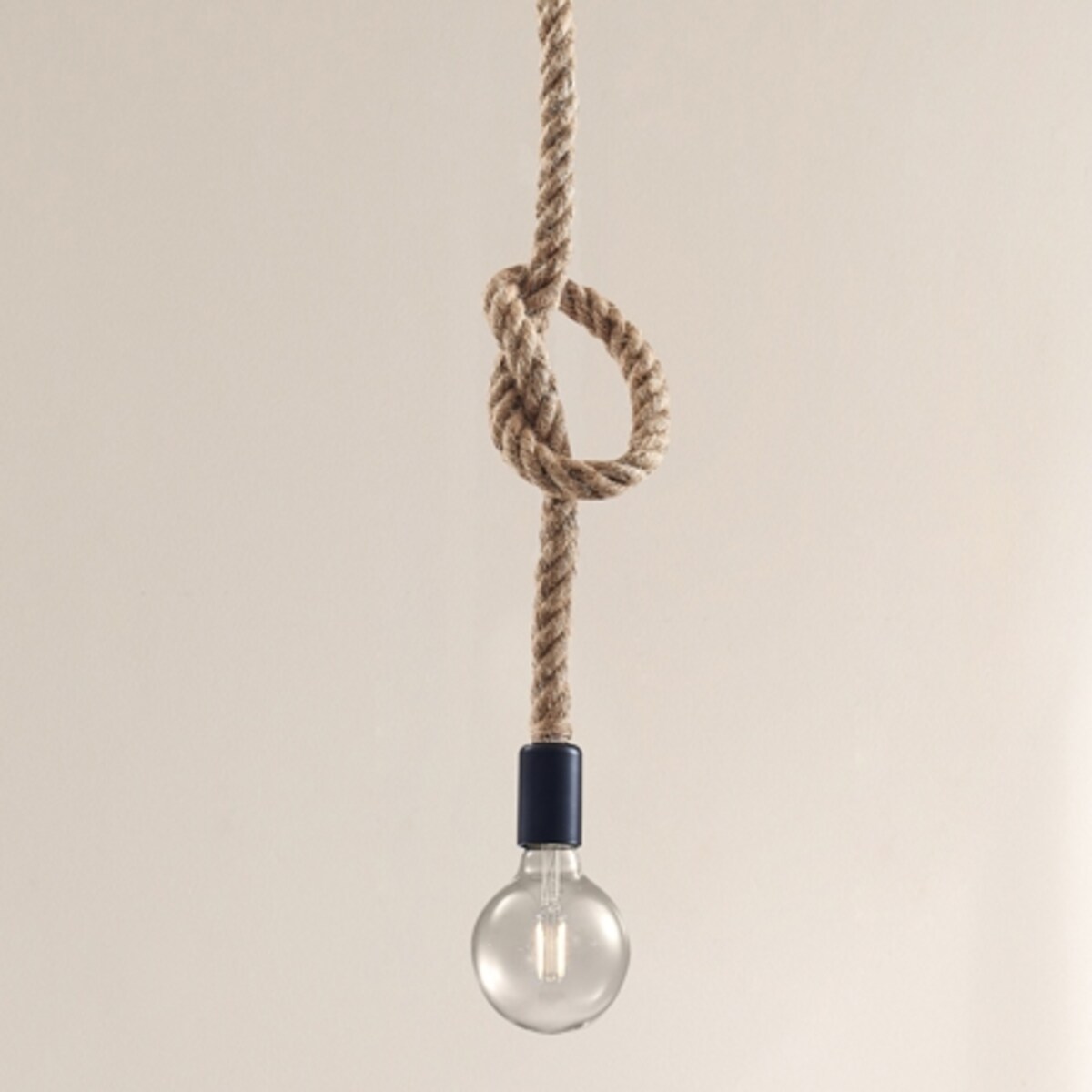 Lampa wisząca na sznurze Rope 321909 Polux LED 12W pojedyncza beżowa
