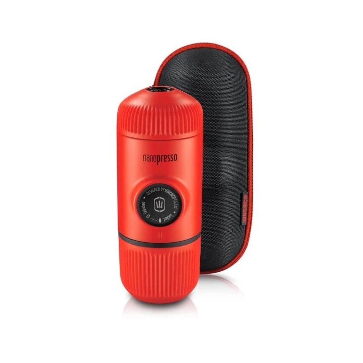Przenośny ekspres do kawy + etui (lava red) Nanopresso Wacaco