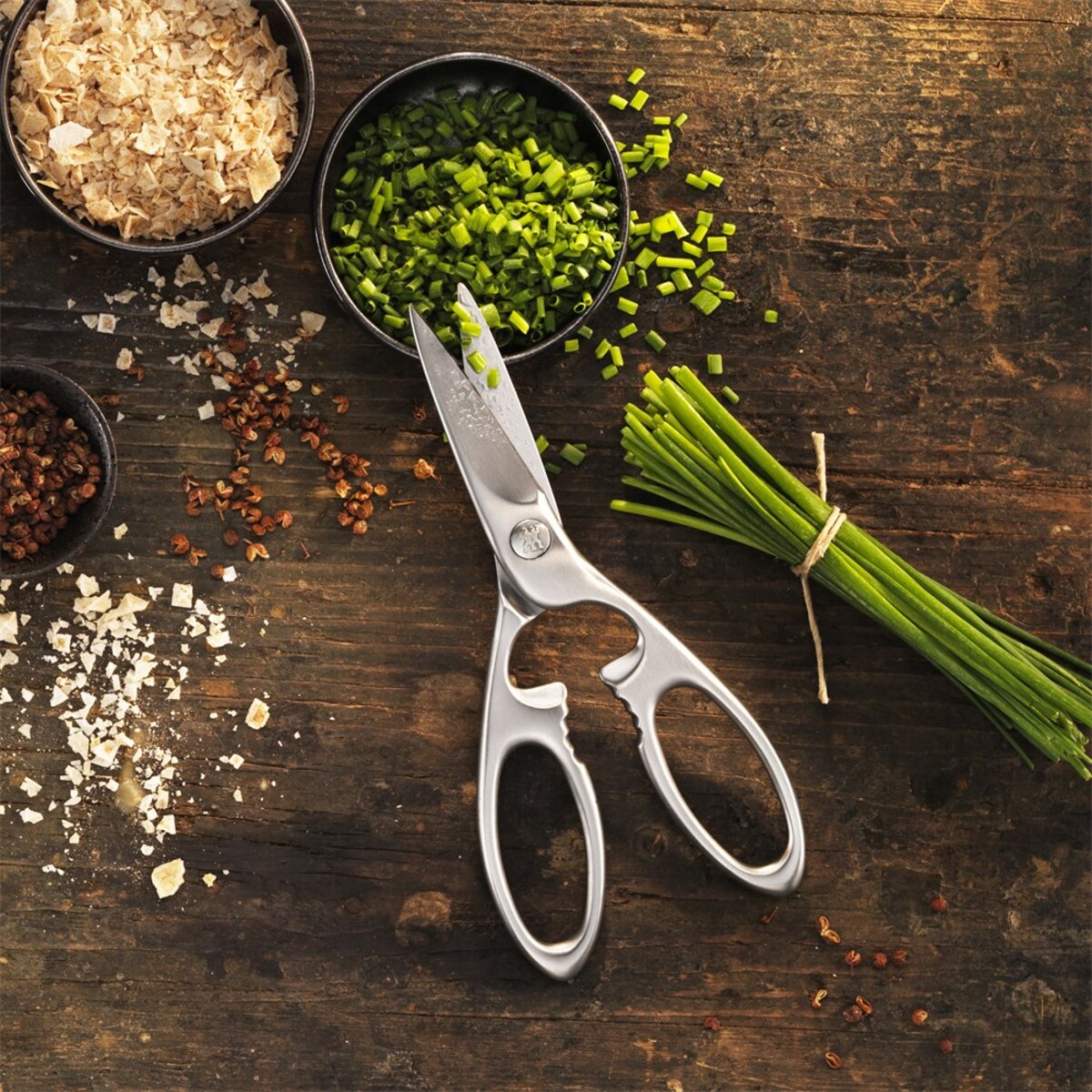 Satynowe nożyczki wielofunkcyjne Zwilling Twin Select - 20 cm