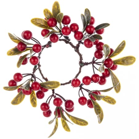 Wianek jesienny 2 szt. jemioła 18x18x6 cm VISCHIO