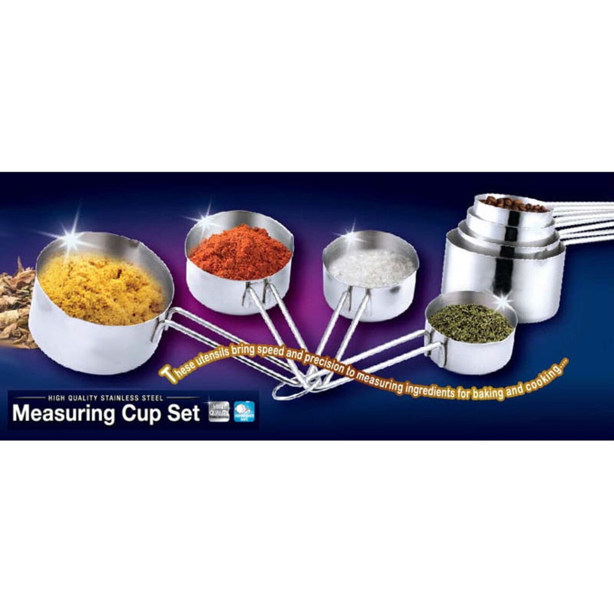 Zestaw 4 miarek kuchennych miarki KINGHOFF