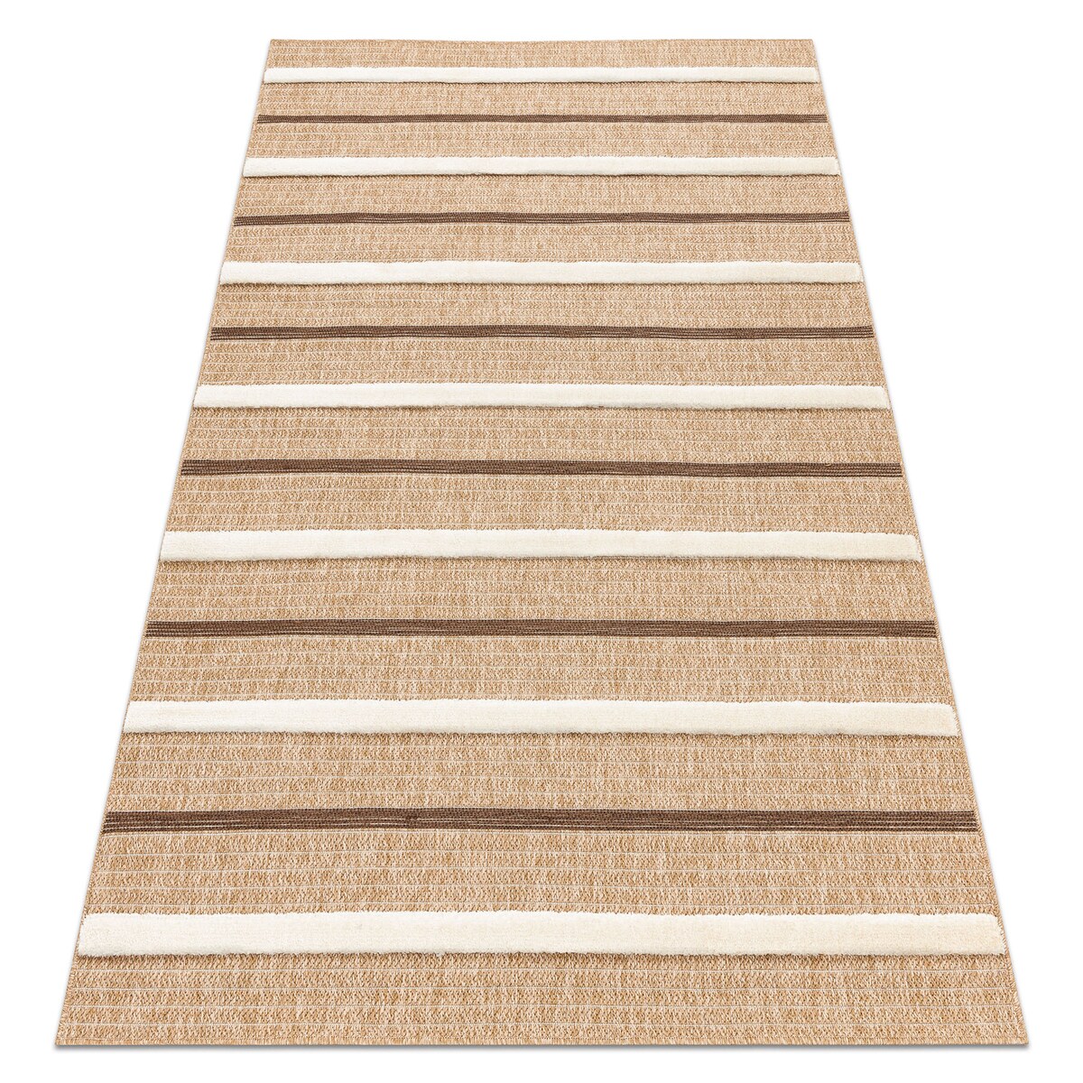 Dywan SPARK 0686A beż / krem - Linie, sizal, 120x170 cm