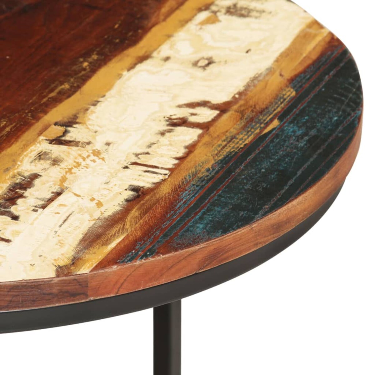 vidaXL Stoliki wsuwane pod siebie, 2 szt., lite drewno odzyskane