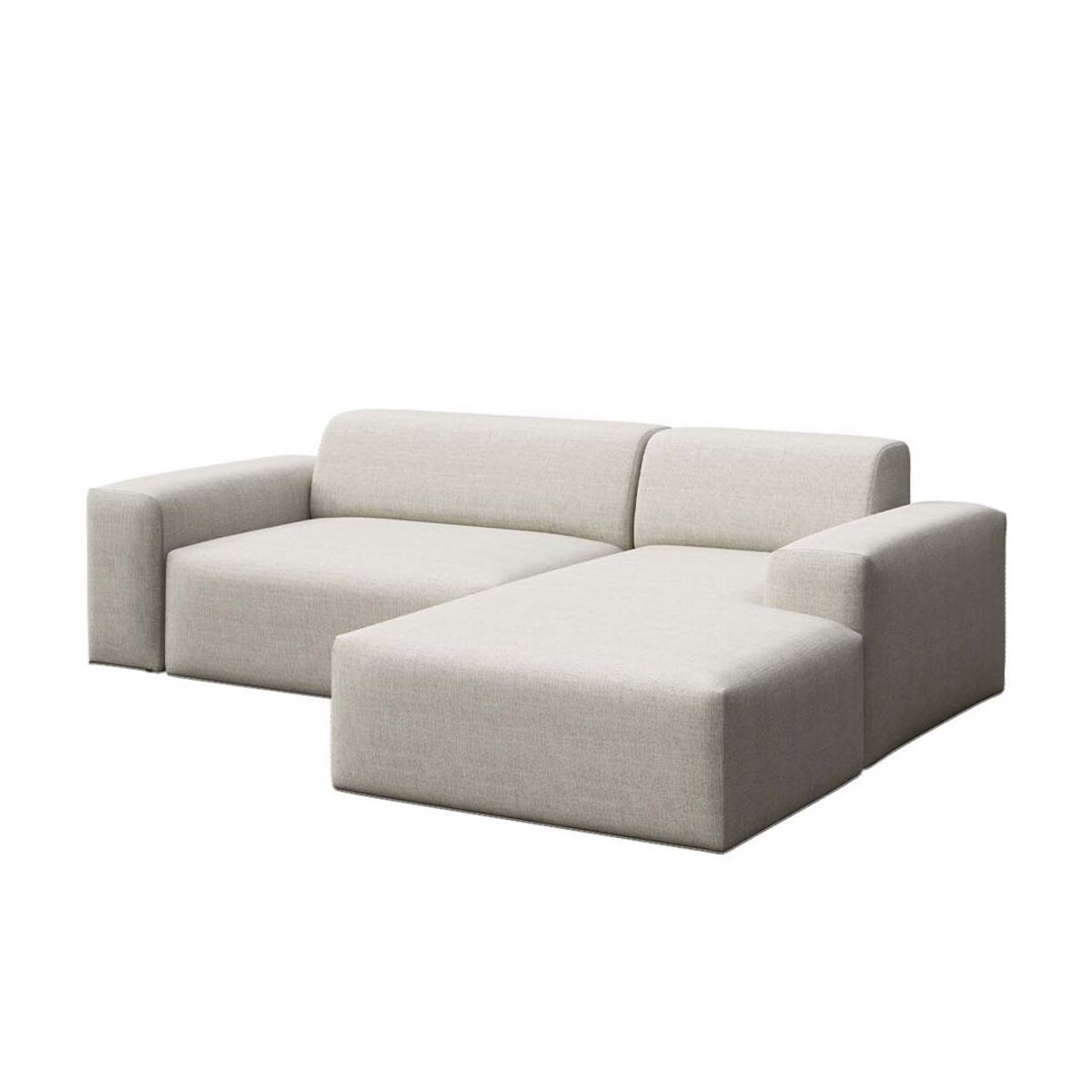 Villet Sofa narożna prawa jasno beżowa
