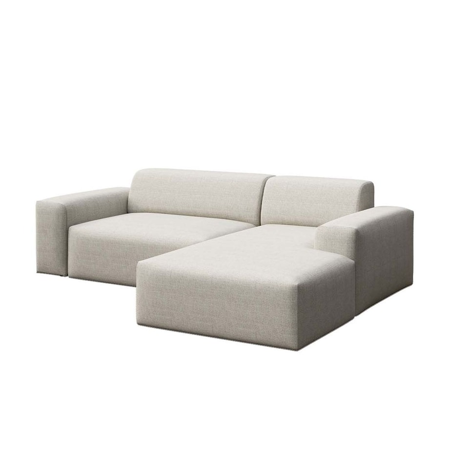 Villet Sofa narożna prawa jasno beżowa