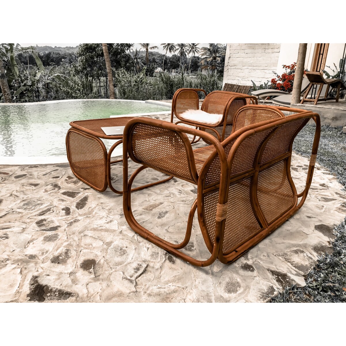 SOFA RATTANOWA ZORBA NATURALNA