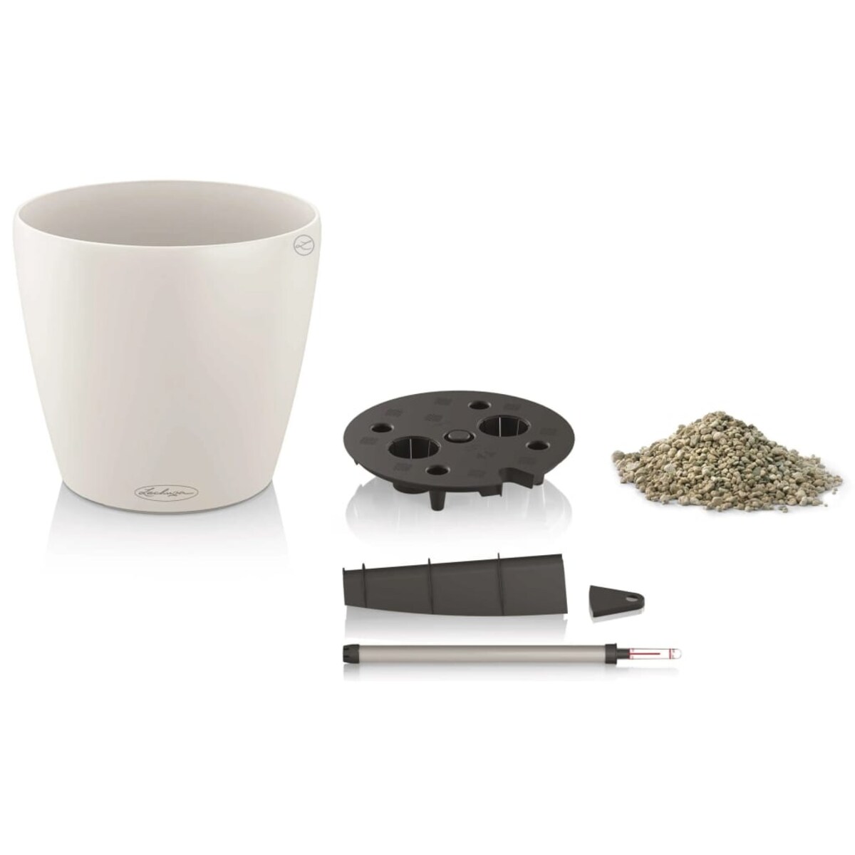 LECHUZA Donica Classico Color 35 ALL-IN-ONE, biała, 13210