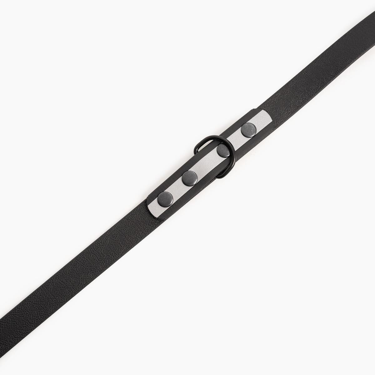 Smycz przepinana Biothane® dla psa lub kota "Odblaskowa" - Rozmiar: L, Szerokość taśmy: 19mm