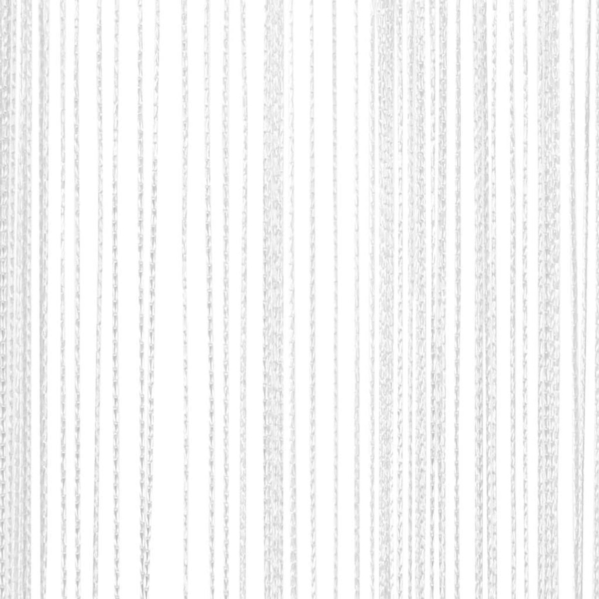 vidaXL Zasłony sznurkowe, 2 sztuki,  100 x 250 cm, białe