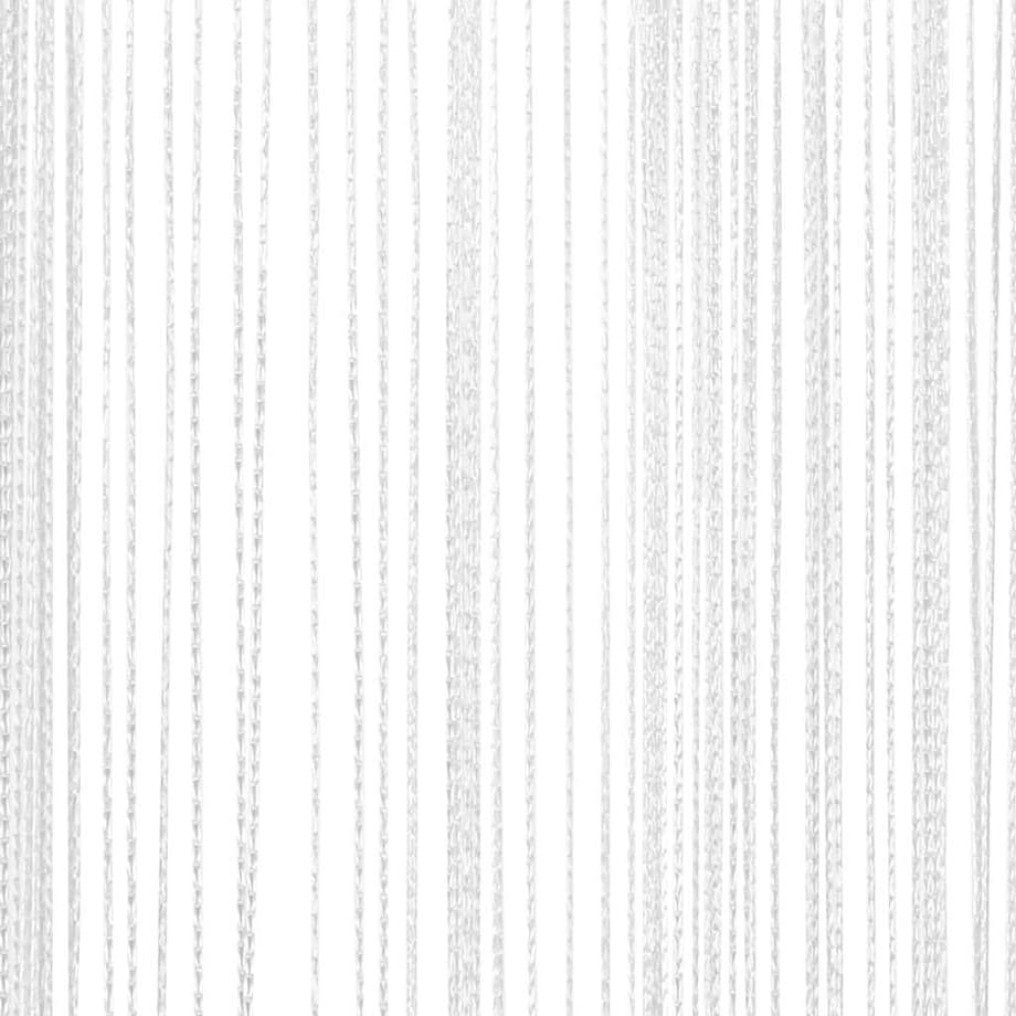 vidaXL Zasłony sznurkowe, 2 sztuki, 100 x 250 cm, białe