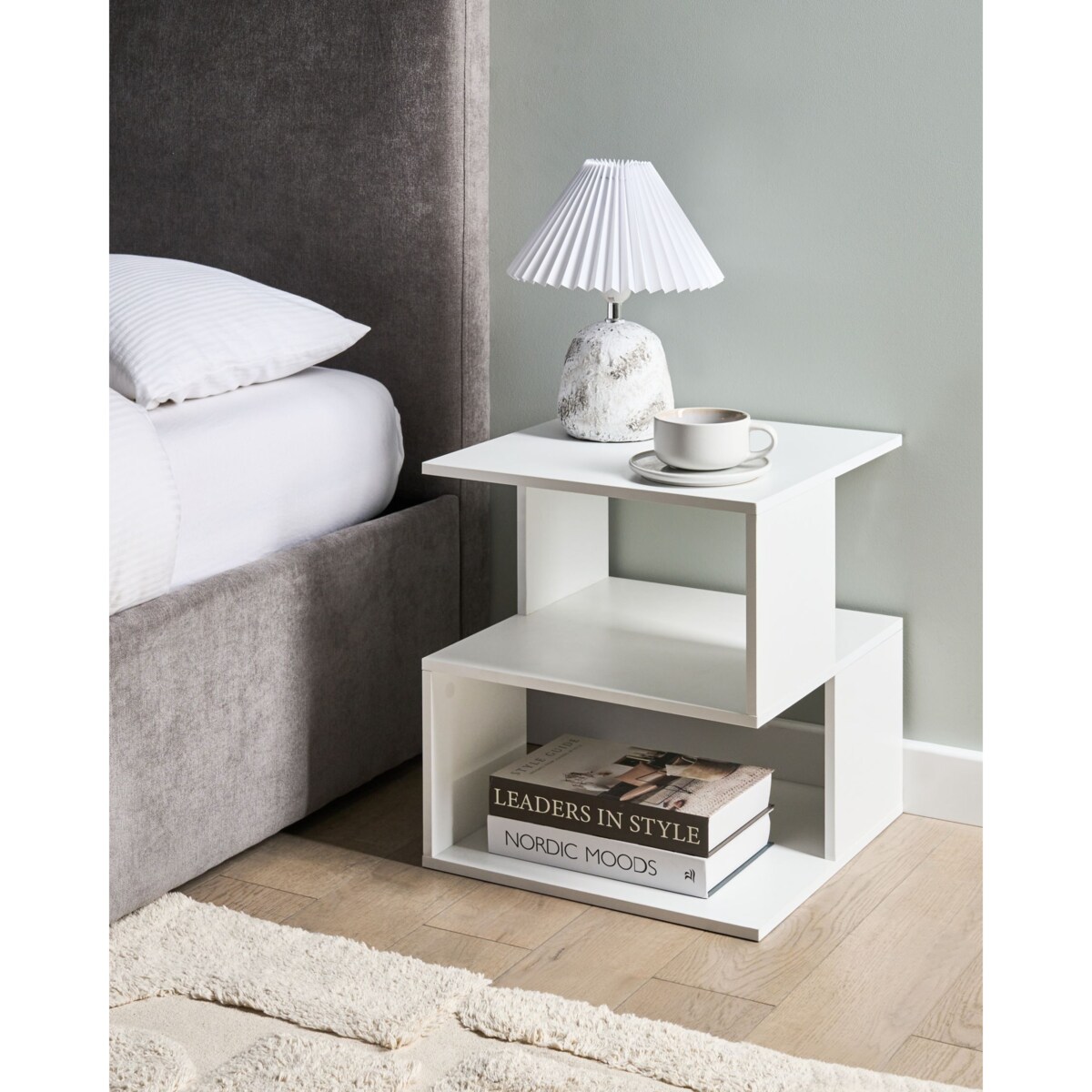 Szafka nocna BAEUVAL Biały