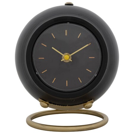 Zegarek na szafkę nocną w formie kuli, Ø 16 cm