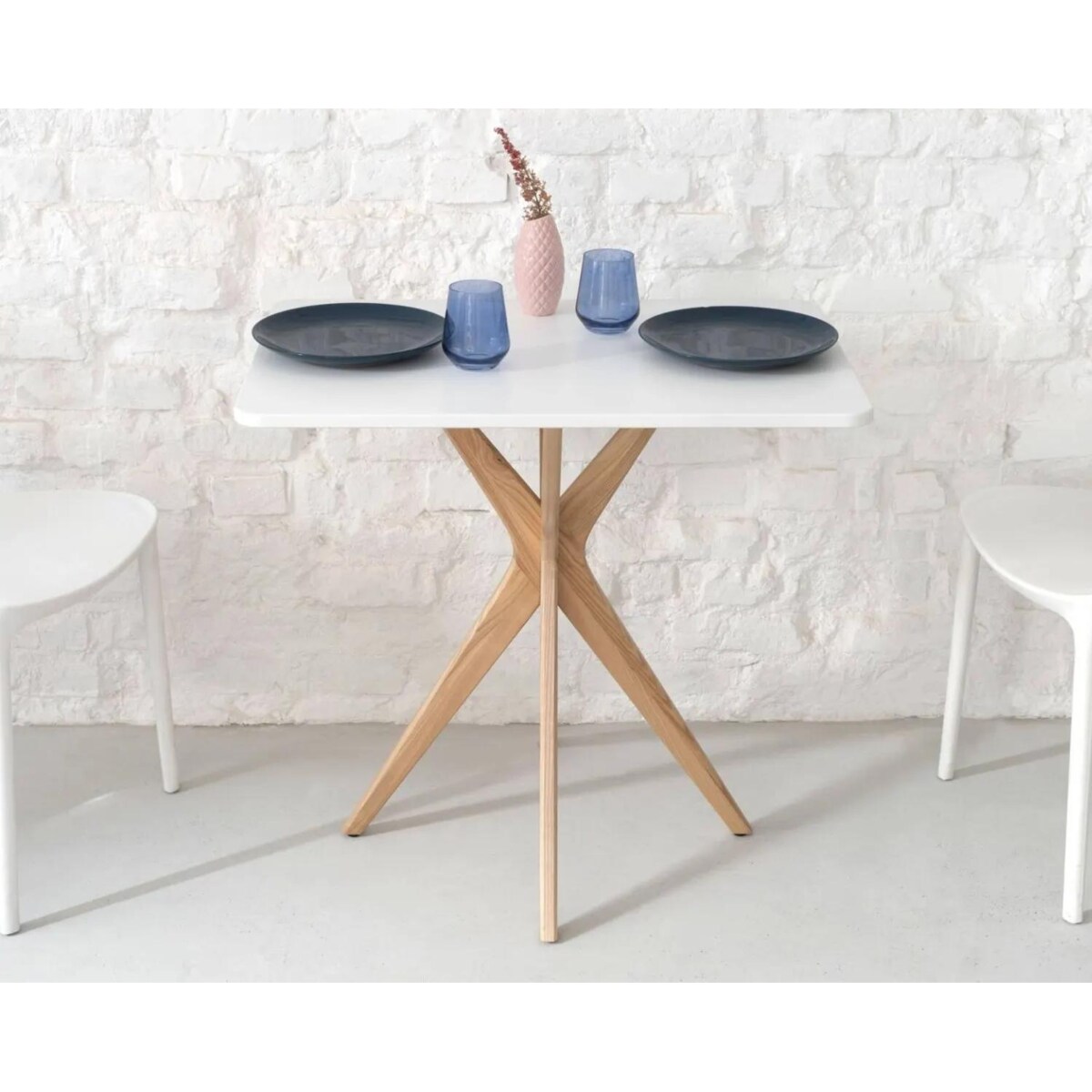 Stół CUTTI 55x80 cappuccino/jesion