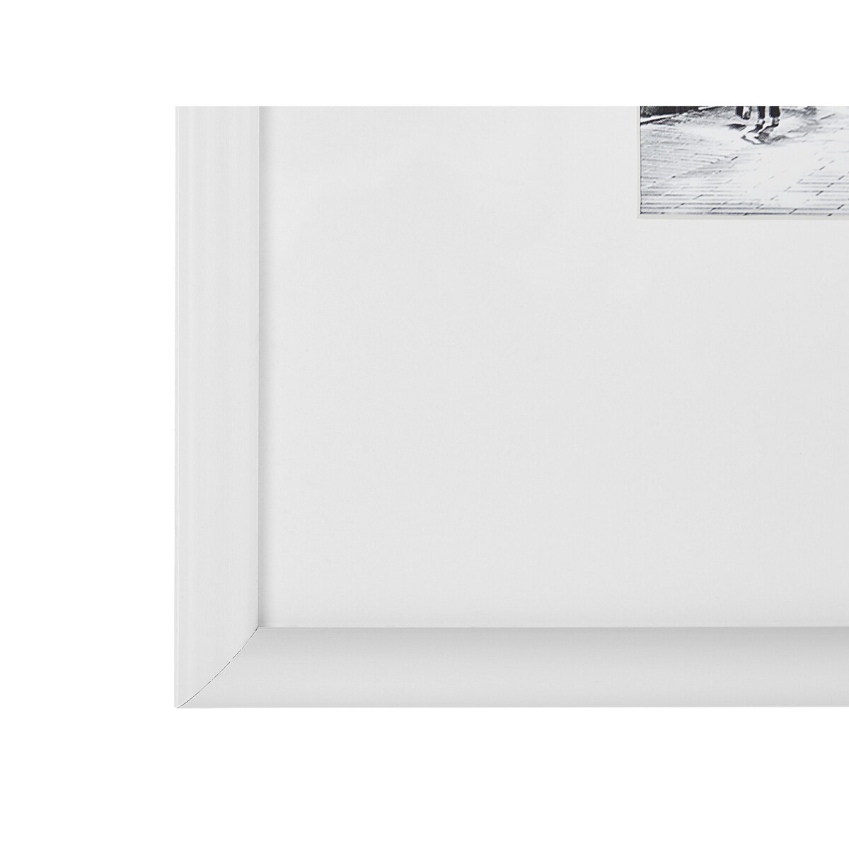 Galeria ścienna krajobrazy 8 ramek biała GARANGO