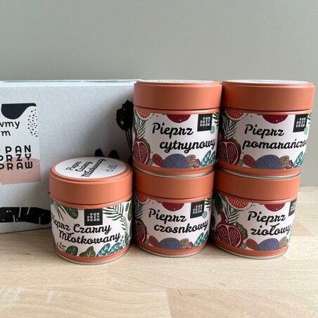 Zestaw Pięciu Pieprzy